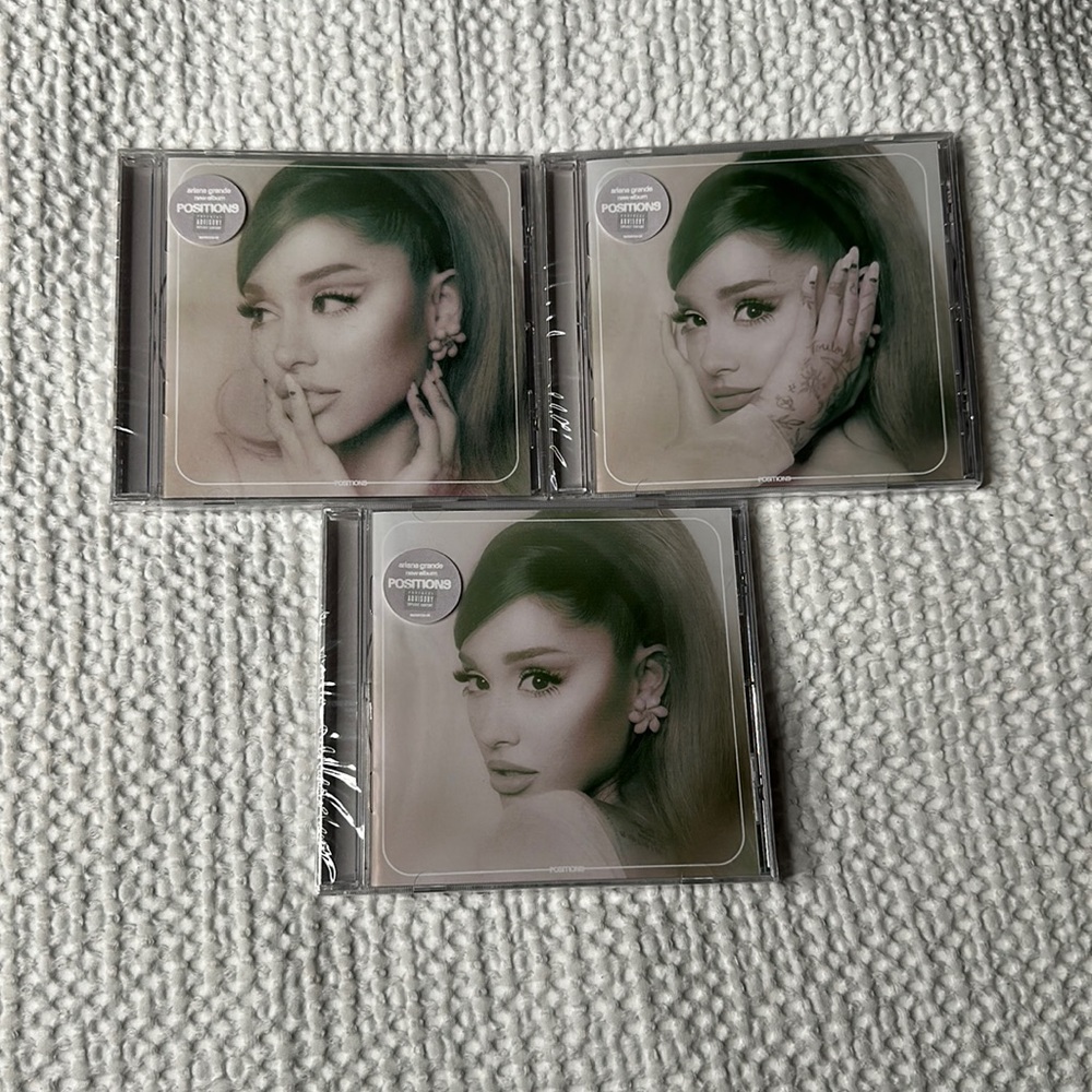Ariana Grande All 3 Positions CD’s